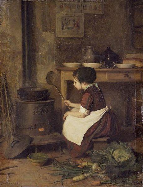 Pierre Edouard Frere Little Cook France oil painting art